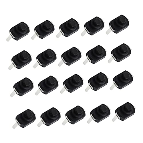 BESPORTBLE Ein- Und Ausschalter 20St tastschalter druckknopfschalter Einfache Installation Ersatzschalter für Taschenlampe drucktaster LED Netzschalter Schalter von BESPORTBLE