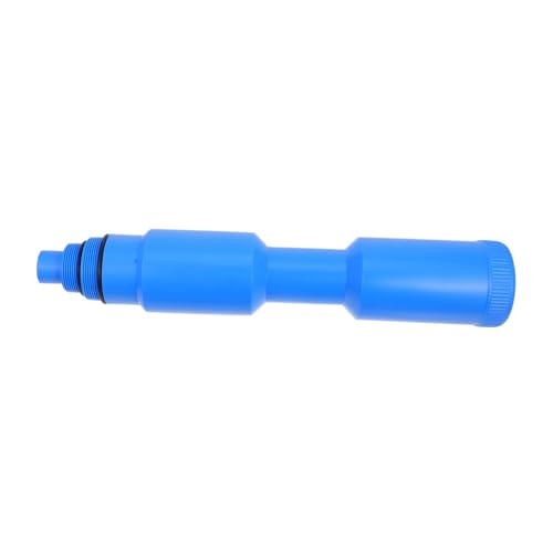 BESPORTBLE Expansionsdämpfer spaß Pool Skimmer Stopfen Pool Skimmer Abdeckung Pool Skimmer Frostschutzabdeckung Schwimmbäder Pool-Sicherheitshaken Schwimmnetz-Skimmer mit Stange PVC Blue von BESPORTBLE