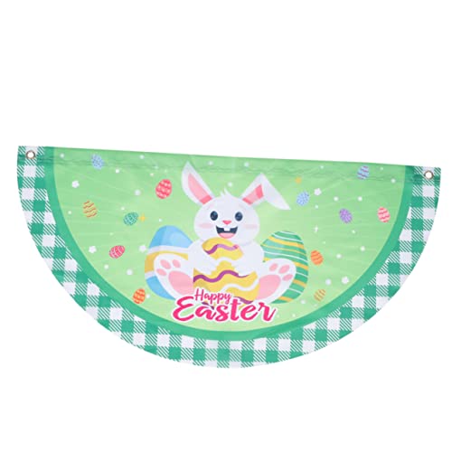 BESPORTBLE Fahnendeko Halbkreis Outdoor Gartenflagge Wetterfest Doppelt Genäht Langlebig für Balkon Terrasse Osterdekoration Hintergrund Party BESPORTBLE Fahnendeko Halbkreis Outdoor Gartenflagge Wetterfest Doppelt Genäht Langlebig für Balkon Terrasse Osterdekoration Hintergrund Party von BESPORTBLE