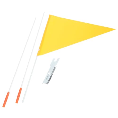 BESPORTBLE Fahrrad Sicherheitsfahne mit Fiberglas Stange Robust Verstellbar für Kinderfahrrad Tragbar Leicht Montierbar als Bike Zubehör von BESPORTBLE