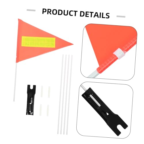 BESPORTBLE Fahrradflagge mit Solidem Fiberglasstab Hohe Sichtbarkeit Einfache Befestigung und Demontage Robustes Material Sicherheitsfahne für Mehr Beim Radfahren BESPORTBLE Fahrradflagge mit Solidem Fiberglasstab Hohe Sichtbarkeit Einfache Befestigung und Demontage Robustes Material Sicherheitsfahne für Mehr Beim Radfahren von BESPORTBLE