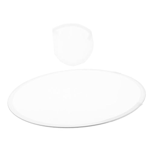 BESPORTBLE Faltfächer Einfacher Runder Fächer Faltbarer -handheld Faltbarer Handlüfter Runder Handventilator Handgebläse Runder Handfächer Handheld-fans Weiß Plastik von BESPORTBLE