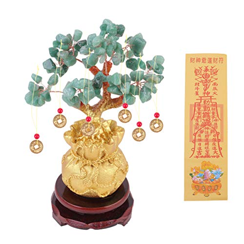 BESPORTBLE Feng Shui Chakra Kristall Geld Baum Bonsai Chinesischen Glücksbaum mit Glücksmünzen für Reichtum Glück Home Dekoration Grüne Größe S BESPORTBLE Feng Shui Chakra Kristall Geld Baum Bonsai Chinesischen Glücksbaum mit Glücksmünzen für Reichtum Glück Home Dekoration Grüne Größe S von BESPORTBLE