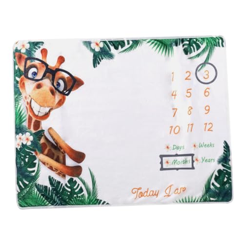 BESPORTBLE Flanelldecke Flauschige Decke Neugeborenendecke Plüsch Überwurfdecke Kleinkinddecke Babydecken Für Jungen Babydecken Für Mädchen Babyparty Requisite Babyfotodecke von BESPORTBLE