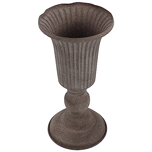 BESPORTBLE Friedhofsvase Aus Metall Grabvase Urnenpflanzgefäß Grabstein Blumenhalter Für Frische Und Künstliche Blumen Grabsteinmarkierung Grau BESPORTBLE Friedhofsvase Aus Metall Grabvase Urnenpflanzgefäß Grabstein Blumenhalter Für Frische Und Künstliche Blumen Grabsteinmarkierung Grau von BESPORTBLE