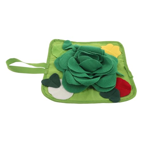 BESPORTBLE Futtermatte Für Chinchillas Futterspender Für Haustiere Grasmatte Leckerli Spender Für Häschen Kleine Schnüffelmatte Futtermatte Für Kaninchen Schnüffelmatte Für Hunde von BESPORTBLE