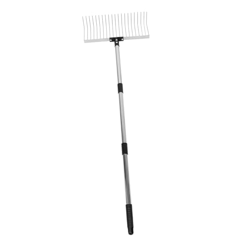BESPORTBLE Garten Rechen Verstellbarer Gartenschwimmer Für Blätter Rasen Rechen Laubrechen Heavy Duty Landschaften Blattrake Blattschaufeln Strohblatt Silber Rostfreier BESPORTBLE Garten Rechen Verstellbarer Gartenschwimmer Für Blätter Rasen Rechen Laubrechen Heavy Duty Landschaften Blattrake Blattschaufeln Strohblatt Silber Rostfreier von BESPORTBLE