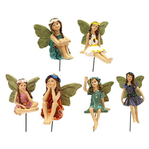 BESPORTBLE Garten Zubehör Gartenminiaturen Feen: Blumenfee- Modelldekor Mini- Gartenfigur Topfschmuck Für Hof Außenbereich 6- TLG Garten Deko Figur Draußen BESPORTBLE Garten Zubehör Gartenminiaturen Feen: Blumenfee- Modelldekor Mini- Gartenfigur Topfschmuck Für Hof Außenbereich 6- TLG Garten Deko Figur Draußen von BESPORTBLE