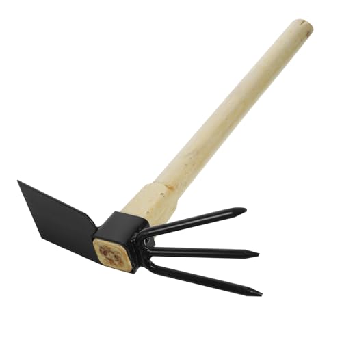 BESPORTBLE Gartengeräte Hacken Für Die Gartenarbeit Klein Hacke Und Grubber Gadget Werkzeug Erdhacke Graben Gartenhacke Pflanzen Gartenhackgerät Handrechen Gartengerät Handhacke Holz von BESPORTBLE