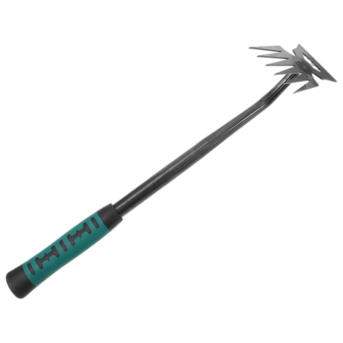 BESPORTBLE Gartenhacke mit Ergonomischem Griff Unkrautstecher Robustes Langlebiges Werkzeug für Unkrautentfernung und Bodenbearbeitung für Gartenpflege und Rasenpflege von BESPORTBLE