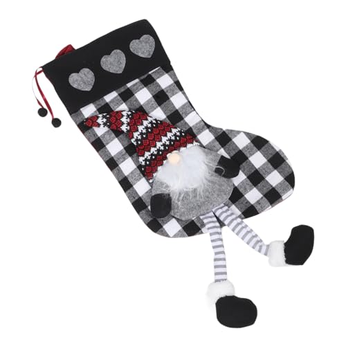 BESPORTBLE Großer Plüsch Weihnachtsstrumpf mit Langen Beinen Multifunktionale Xmas Deko für Familie Geschenktüten und Süßigkeiten für Weihnachtsbaum und Festtagsfeier BESPORTBLE Großer Plüsch Weihnachtsstrumpf mit Langen Beinen Multifunktionale Xmas Deko für Familie Geschenktüten und Süßigkeiten für Weihnachtsbaum und Festtagsfeier von BESPORTBLE