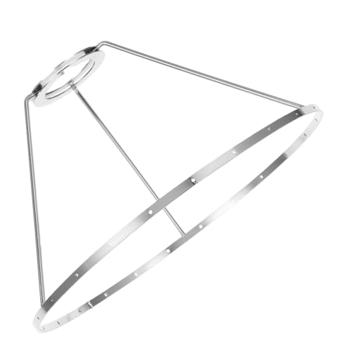 BESPORTBLE Hängelampe Diy Lampenrahmen mit Muschelmuster Robuster Lampenschirm für Kreative Pendelleuchten und Tischlampen Durchmesser Höhe Silber BESPORTBLE Hängelampe Diy Lampenrahmen mit Muschelmuster Robuster Lampenschirm für Kreative Pendelleuchten und Tischlampen Durchmesser Höhe Silber von BESPORTBLE