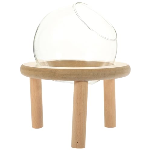 BESPORTBLE Glas Hamster Badezimmer Sandbad Haustier Hamster Käfig Zubehör Kleiner Behälter Sandkasten Haustierbedarf Hamster Badewanne von BESPORTBLE