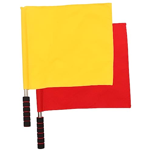 BESPORTBLE Handfahnen 2 Stück Flagge Fußball-Flaggen Fußball-Herausforderungs-Flagge Spiel-Sicherheits-Flagge Handsignal-Flagge Polyester Wehende Signal-Flaggen Renn-Flaggen Leitende BESPORTBLE Handfahnen 2 Stück Flagge Fußball-Flaggen Fußball-Herausforderungs-Flagge Spiel-Sicherheits-Flagge Handsignal-Flagge Polyester Wehende Signal-Flaggen Renn-Flaggen Leitende von BESPORTBLE