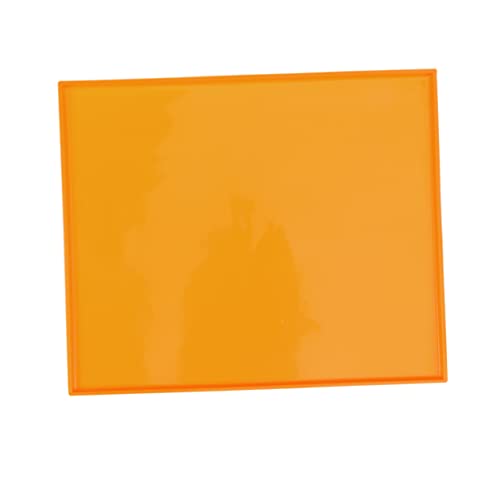 BESPORTBLE Futtermatte für Haustiere rutschfeste Futternapfunterlage für Hunde und Katzen Hitzebeständig und Kältebeständig Orange Waschbar Tischset von BESPORTBLE