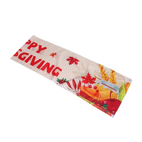 BESPORTBLE Herbstliches Thanksgiving Banner aus Strapazierfähigem Polyester mit Ahornblättern Einfach Aufzuhängen Dekoratives Outdoor Schild für Erntedankfest Gartenflagge in Orange BESPORTBLE Herbstliches Thanksgiving Banner aus Strapazierfähigem Polyester mit Ahornblättern Einfach Aufzuhängen Dekoratives Outdoor Schild für Erntedankfest Gartenflagge in Orange von BESPORTBLE