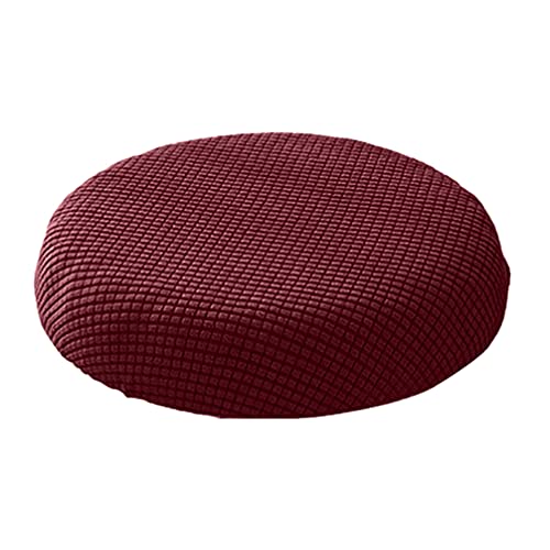 BESPORTBLE Hocker Sitzkissen Stuhlbezug Bar Sitz Nicht Abdeckung 30CM Club Salon Schutzhülle Atmungsaktive Abdeckung 1Pcs (Claret) Hussen Für Barhocker Barhocker Bezug Barhocker Bezug von BESPORTBLE