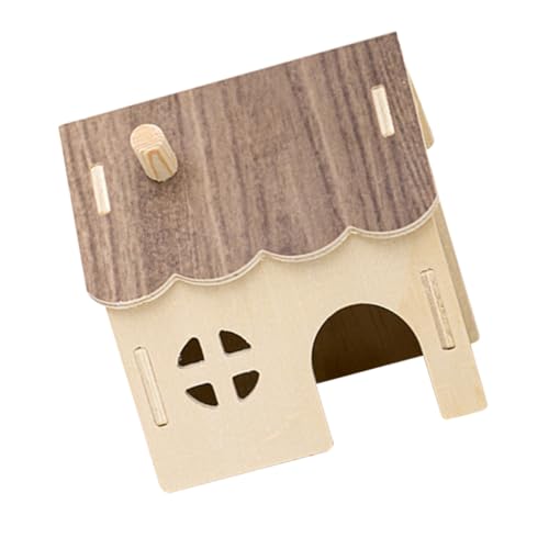 BESPORTBLE Holz Hamster Versteck Haus mit Mehrkammer-Design Sichere Rückzugsort und Klettersystem Spiel Schlafvilla für Hamster Meerschweinchen Mäuse und Igel BESPORTBLE Holz Hamster Versteck Haus mit Mehrkammer-Design Sichere Rückzugsort und Klettersystem Spiel Schlafvilla für Hamster Meerschweinchen Mäuse und Igel von BESPORTBLE