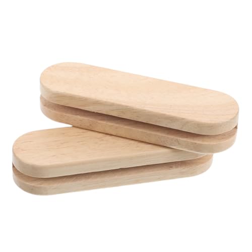 BESPORTBLE Holzgriff Pfannengriff mit Hitzeschutz Stabiles Topfhalter für Heiße Pfannen Rutschfestes Camping Zubehör Hitzebeständiger Komfortabler Grill Bratpfannengriff aus Robustem Holz von BESPORTBLE