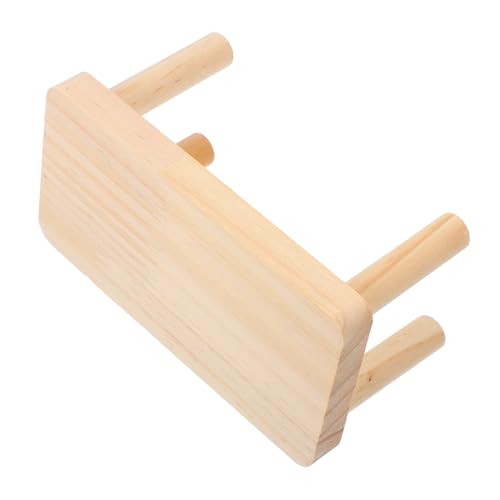 BESPORTBLE Holzplattform für Hamster Käfig Kletterplattform aus Natürlichem Holz Kleintier Spielstand für Hamster Meerschweinchen und Chinchilla mit Rutschfester Oberfläche und Einfacher BESPORTBLE Holzplattform für Hamster Käfig Kletterplattform aus Natürlichem Holz Kleintier Spielstand für Hamster Meerschweinchen und Chinchilla mit Rutschfester Oberfläche und Einfacher von BESPORTBLE