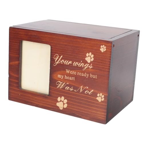 BESPORTBLE Holzurne für Haustiere Kleine Kremationsurne für Katzen Praktische Aufbewahrungsbox für Tierasche Langlebiges Design für Gedenkplätze und Erinnerungen BESPORTBLE Holzurne für Haustiere Kleine Kremationsurne für Katzen Praktische Aufbewahrungsbox für Tierasche Langlebiges Design für Gedenkplätze und Erinnerungen von BESPORTBLE
