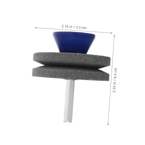 BESPORTBLE Industrieller Rasenmäher Klingenschärfer mit Verschleißfestem Schleifkopf Schleifscheibe Vielseitiger Schleifwerkzeug für Stumpfe Trimmklingen Kompatibel mit Verschiedenen von BESPORTBLE