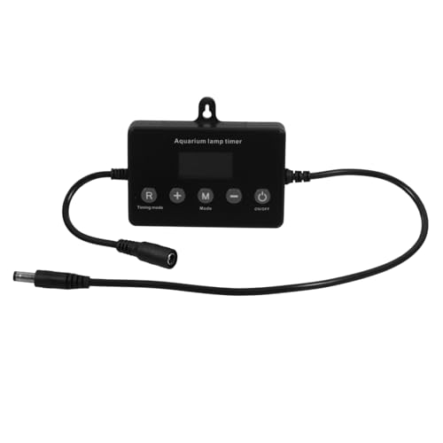 BESPORTBLE Intelligenter Aquarium LED Controller mit LCD-Timing-regler Programmierbare Helligkeitssteuerung für Fischbeckenbeleuchtung Flimmerfrei Sonnenaufgangs Sonnenuntergangsmodus von BESPORTBLE