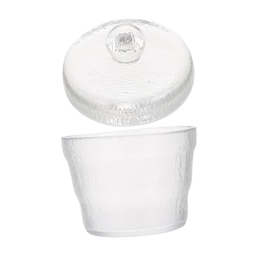BESPORTBLE Japanischer Tsukemono Glas Gurken Maker Mit Presse Und Deckel – Ideal Für Kimchi - Sauerkraut Und Fermentiertes Gemüse – 1-5L Transparente Aufbewahrungsschüssel von BESPORTBLE
