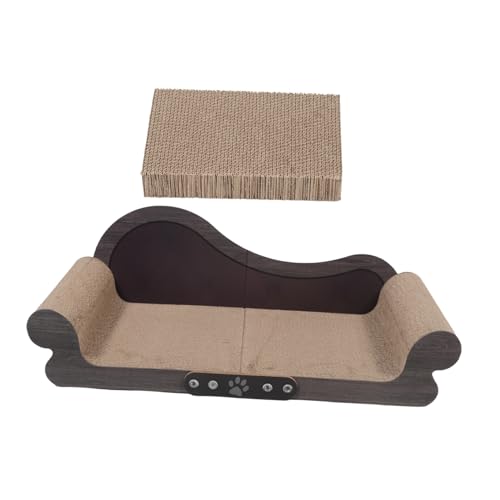 BESPORTBLE Katzenkratzbrett Sofa Kratzbretter Katzenkratzbretter Für Sofas Katzenkratzstuhl Kätzchenkratzbrett Katzenzubehör Couchkratzbrett Förmiges Katzenkratzbrett Aus Holz von BESPORTBLE