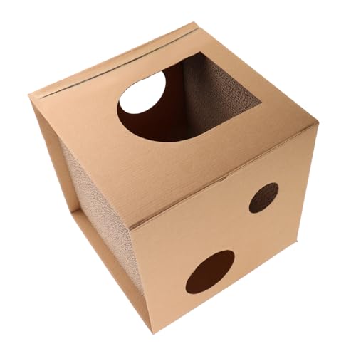 BESPORTBLE Katzenkratzbrett und Katzenbett aus Wellpappe Multifunktionales Kratznest für Katzen Sicheres und Langlebiges Material Großzügige Kratzfläche für Entspanntes und Ausruhen BESPORTBLE Katzenkratzbrett und Katzenbett aus Wellpappe Multifunktionales Kratznest für Katzen Sicheres und Langlebiges Material Großzügige Kratzfläche für Entspanntes und Ausruhen von BESPORTBLE