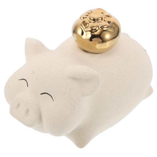 BESPORTBLE Keramik Sparschwein Kreative Münzbox Glück Piggy Bank Für Erwachsene Vielseitige Geldspardose Mit Charmantem Design Für Büro Kinderzimmer Und Wohnzimmer BESPORTBLE Keramik Sparschwein Kreative Münzbox Glück Piggy Bank Für Erwachsene Vielseitige Geldspardose Mit Charmantem Design Für Büro Kinderzimmer Und Wohnzimmer von BESPORTBLE