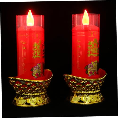 BESPORTBLE Kerzen Deko 2st Opferlampe Buddhistische Saaldekoration Buddha-halo-licht Buddhistische Led Kerzen Chinesische Kerzen Flackernde Elektrische Teelichter Plastik Jahrgang Elektrische Kerze BESPORTBLE Kerzen Deko 2st Opferlampe Buddhistische Saaldekoration Buddha-halo-licht Buddhistische Led Kerzen Chinesische Kerzen Flackernde Elektrische Teelichter Plastik Jahrgang Elektrische Kerze von BESPORTBLE