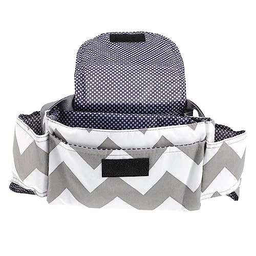BESPORTBLE Kinderwagen Organizer Tasche Wellenmuster Multifunktionale Stroller Aufbewahrungstasche mit Flaschenhalter Hängend Strapazierfähiges Polyester Großes Fassungsvermögen Einfach zu BESPORTBLE Kinderwagen Organizer Tasche Wellenmuster Multifunktionale Stroller Aufbewahrungstasche mit Flaschenhalter Hängend Strapazierfähiges Polyester Großes Fassungsvermögen Einfach zu von BESPORTBLE