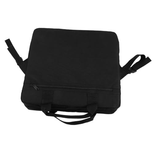BESPORTBLE Klappbarer Outdoor Stuhl mit Verstellbarer Rückenlehne Leichter Faltbarer Gartenstuhl für Camping Angeln und Sport Tragbar und Schwarz von BESPORTBLE