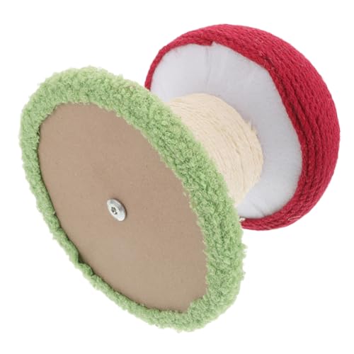 BESPORTBLE Kratzpfosten für Katzen Rot Pilzform Sisal Kratzsäule Kitten Scratching Post Bodenkratzbaum Multifunktionales Katzenspielzeug Schutz für Möbel und Katzen BESPORTBLE Kratzpfosten für Katzen Rot Pilzform Sisal Kratzsäule Kitten Scratching Post Bodenkratzbaum Multifunktionales Katzenspielzeug Schutz für Möbel und Katzen von BESPORTBLE