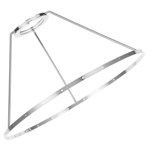 BESPORTBLE Kronleuchter Lampenständer mit Design DIY Lampenschirm Halter für Kreative Lichtgestaltungen Langlebig und Installieren Silber Durchmesser BESPORTBLE Kronleuchter Lampenständer mit Design DIY Lampenschirm Halter für Kreative Lichtgestaltungen Langlebig und Installieren Silber Durchmesser von BESPORTBLE