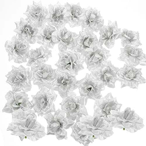 BESPORTBLE Künstliche Rosenköpfe Rose Seide Künstliche Rose Gefälschte Flowers für DIY Rosen Bär Valentinstag Hochzeit Party Home Deko, 50 Stück von BESPORTBLE