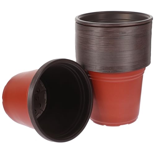 BESPORTBLE 50stücke Pflanztöpfe Für Anzucht Robuste Anzuchttöpfe Mit Drainagelöchern Für Sukkulenten Und Kleine Pflanzen Langlebig Und Pflegeleicht von BESPORTBLE