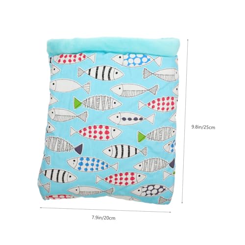 BESPORTBLE Kuscheliger Hamster Schlafsack aus Baumwolle und Flausch Warmes Kleintier Schlafbett für Meerschweinchen Zuckergleiter und Kleine Haustiere Weiches Hideout Blau BESPORTBLE Kuscheliger Hamster Schlafsack aus Baumwolle und Flausch Warmes Kleintier Schlafbett für Meerschweinchen Zuckergleiter und Kleine Haustiere Weiches Hideout Blau von BESPORTBLE