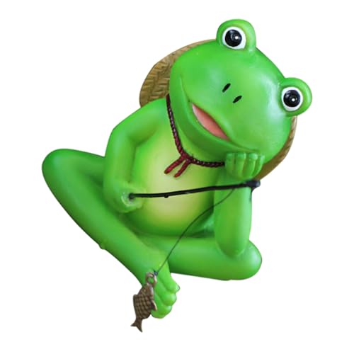 BESPORTBLE Lebensechte Froschfigur Aquariumdeko Resin Teichfigur für Fischbecken Regal sitzstatue Einfache Installation Naturgetreue Fischteich Dekoration BESPORTBLE Lebensechte Froschfigur Aquariumdeko Resin Teichfigur für Fischbecken Regal sitzstatue Einfache Installation Naturgetreue Fischteich Dekoration von BESPORTBLE