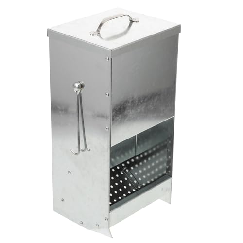 BESPORTBLE Lebensmittelfuttermittel Metallfuttermesser Kleiner Hasenhalterständer Kleiner Futterautomat Hasenfutterspender Kaninchenfutter für Käfige Heuspender Eisen Silber BESPORTBLE Lebensmittelfuttermittel Metallfuttermesser Kleiner Hasenhalterständer Kleiner Futterautomat Hasenfutterspender Kaninchenfutter für Käfige Heuspender Eisen Silber von BESPORTBLE