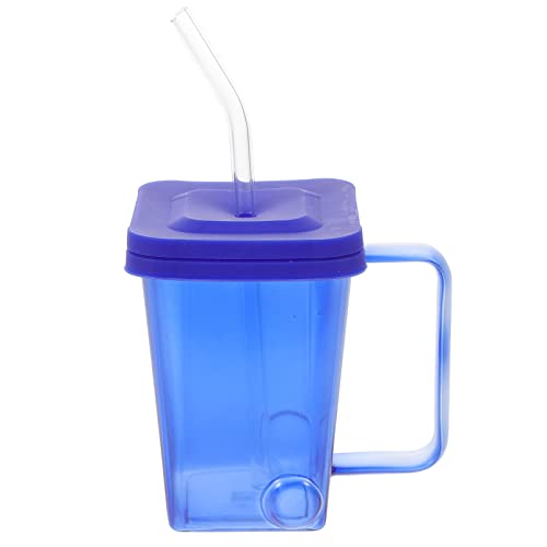 BESPORTBLE Wohnaccessoire Lustiger Mülleimer Becher Glas Kaffeetasse Mit Strohhalm Abdeckung Neuheit Mülltonne Becher Eistee Tasse Mit Henkel Wasser Trinkbecher Milchbecher Geschenke von BESPORTBLE