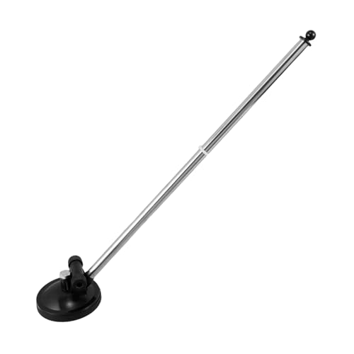 BESPORTBLE Magnetische Autoflagge magnetische Basis Magnetischer Fahnenmast fürs Auto LKW-Flaggenhalterung Fahrzeugflaggenhalter Auto Flag Halterung SUV-Flaggenhalter Schwarz von BESPORTBLE