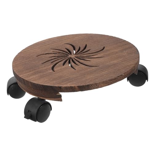BESPORTBLE Massiver Runder Pflanzenroller aus Dickem mit Gebremsten Mobiler Blumentopfuntersetzer und Pflanzentablett Stabiler Pflanzentrolley für Schwere Blumentöpfe Innen und Außen BESPORTBLE Massiver Runder Pflanzenroller aus Dickem mit Gebremsten Mobiler Blumentopfuntersetzer und Pflanzentablett Stabiler Pflanzentrolley für Schwere Blumentöpfe Innen und Außen von BESPORTBLE