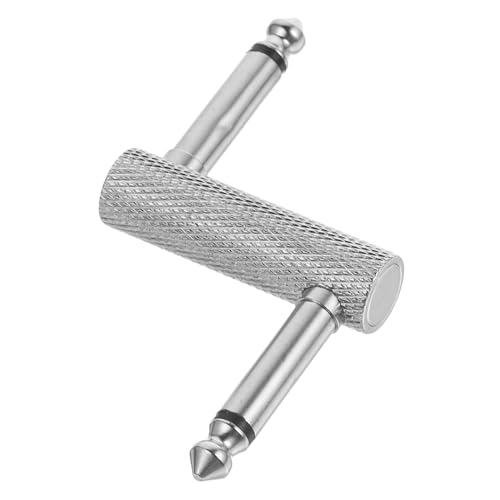 BESPORTBLE Metal Gitarrenpedal Verbinder Z förmig Audio Adapter Stecker Effektgerät Zubehör Stabile Verbindung Geräuschreduzierend Kompatibel für Gitarrenzubehör von BESPORTBLE