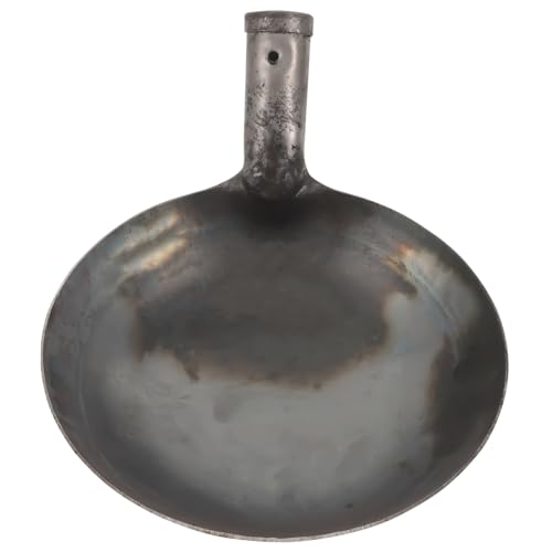 BESPORTBLE Mistlöffelköpfe Wok Mit Deckel Multifunktions Entfernungssieb Einfassung Porenkot Nasenstreifen Volltonmaske Graben Mundband Mulch Schwerer Abfluss Autoschaufel Metall von BESPORTBLE