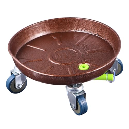 BESPORTBLE Bewegliches Blumentopftablett Mit Rädern Robustes Eisen Blumenregal Mobiles Pflanzen Ständer Für Drinnen Und Draußen Blumentransporter Mit Universalrädern Für Terrasse Und Balkon BESPORTBLE Bewegliches Blumentopftablett Mit Rädern Robustes Eisen Blumenregal Mobiles Pflanzen Ständer Für Drinnen Und Draußen Blumentransporter Mit Universalrädern Für Terrasse Und Balkon von BESPORTBLE