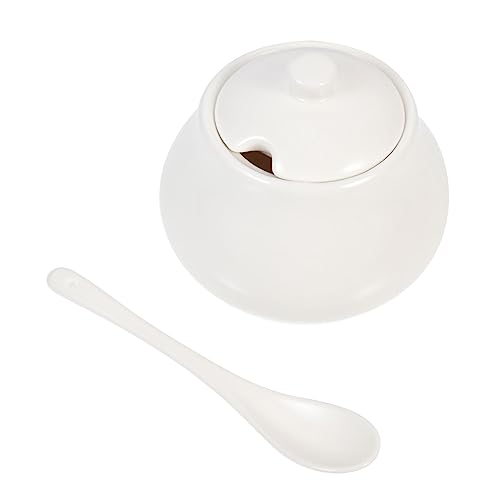 BESPORTBLE Zuckerbehälter Aus Keramik Zuckerspender Für Küche Vorratsbehälter Zum Aufbewahren Von Zucker Und Gewürzen Salzspender Mit Einfacher Bedienung von BESPORTBLE