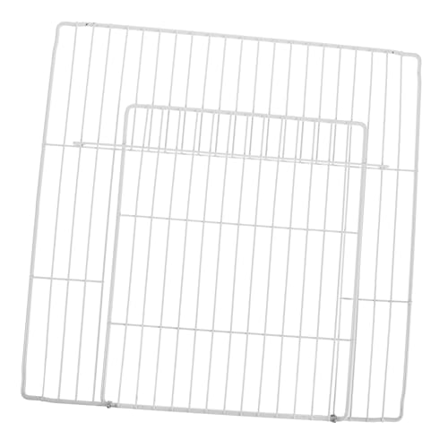 BESPORTBLE Modulares Katzenauslauf Weiß mit Innenklapptür Stabiles Metallgitter für Katzengehege und Kleintierkäfige Sicherer Schutz Leicht Montierbar für Wohn und Reiseschutz von BESPORTBLE