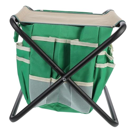 BESPORTBLE Multifunktionaler Klappbarer Gartensitz mit Werkzeugtasche Tragbarer Outdoor hocker für Camping Angeln Gartenarbeit Robust und Platzsparend für Unterwegs BESPORTBLE Multifunktionaler Klappbarer Gartensitz mit Werkzeugtasche Tragbarer Outdoor hocker für Camping Angeln Gartenarbeit Robust und Platzsparend für Unterwegs von BESPORTBLE